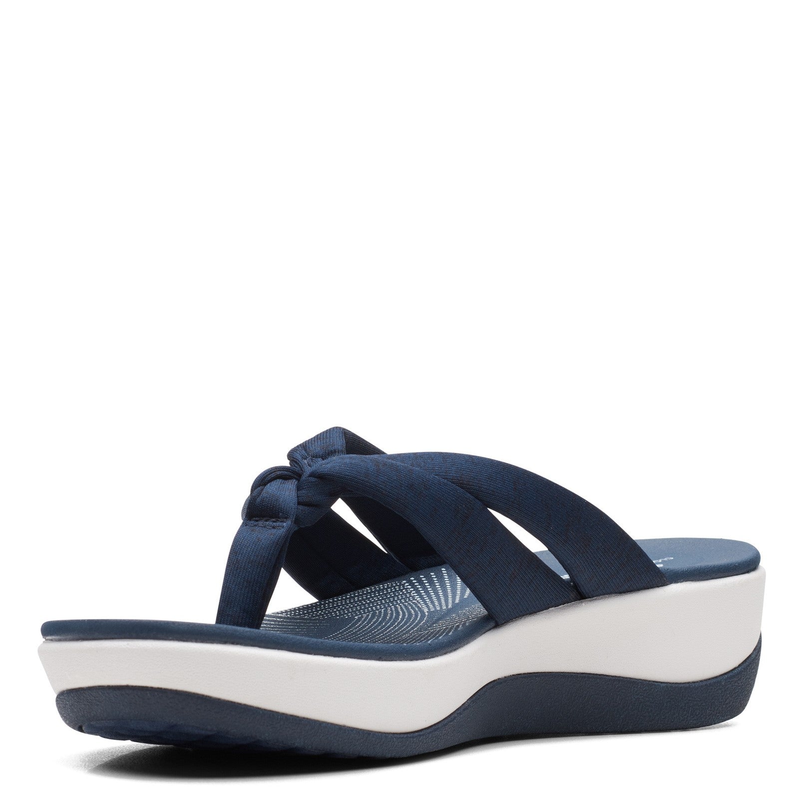 Clarks navy blue flip cheap flops