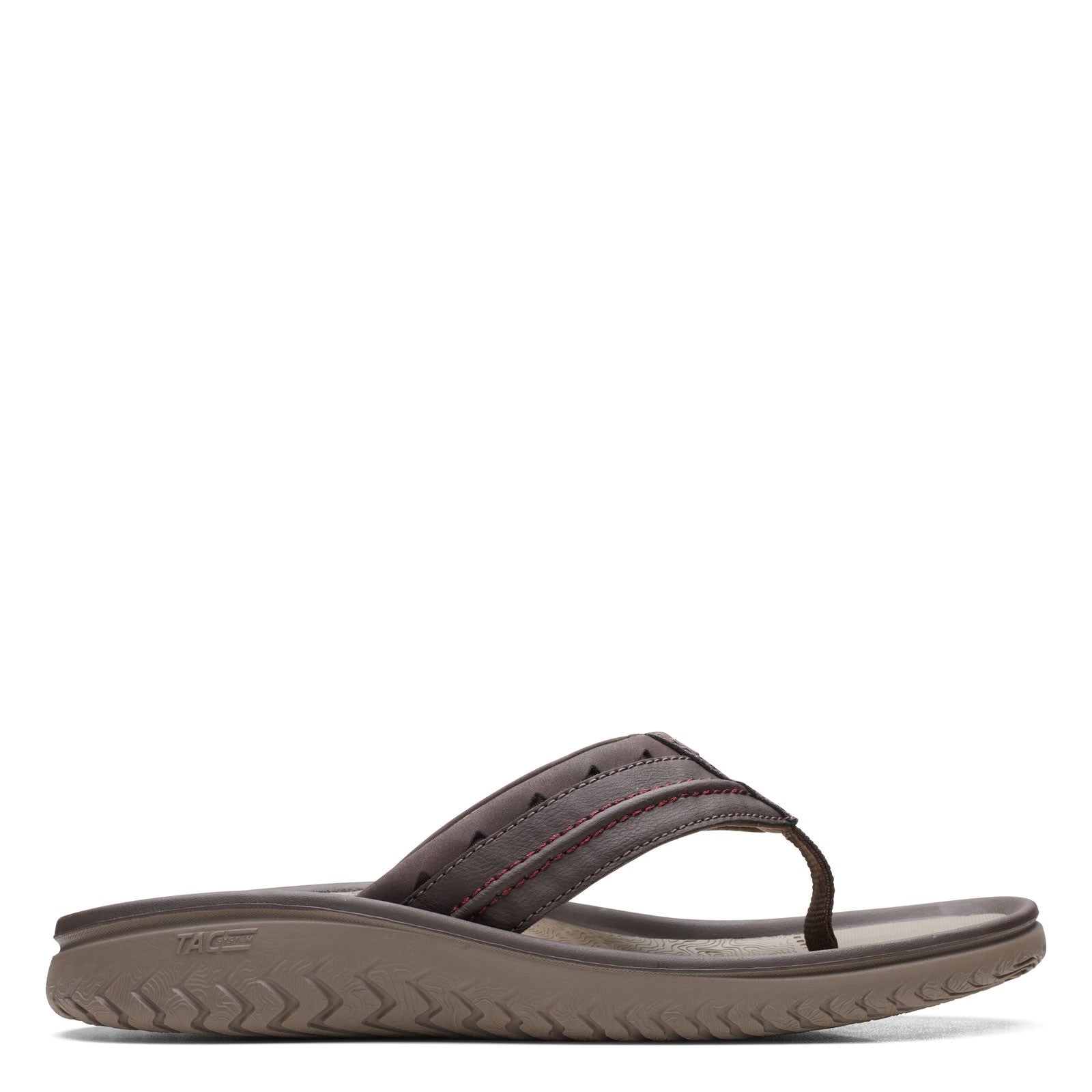 Clarks Mens Wesley Post Flip-Flops | CoolSprings Galleria