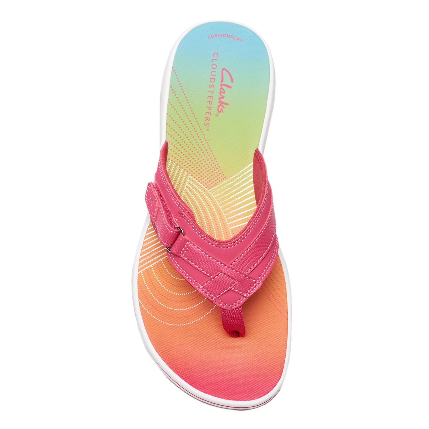 Clarks® Cloudsteppers Breeze Coral Women's Flip Flop Sandals