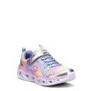 Girl's Skechers, S Lights: Heart Lights - Rainbow Lux Sneaker - Little Kid