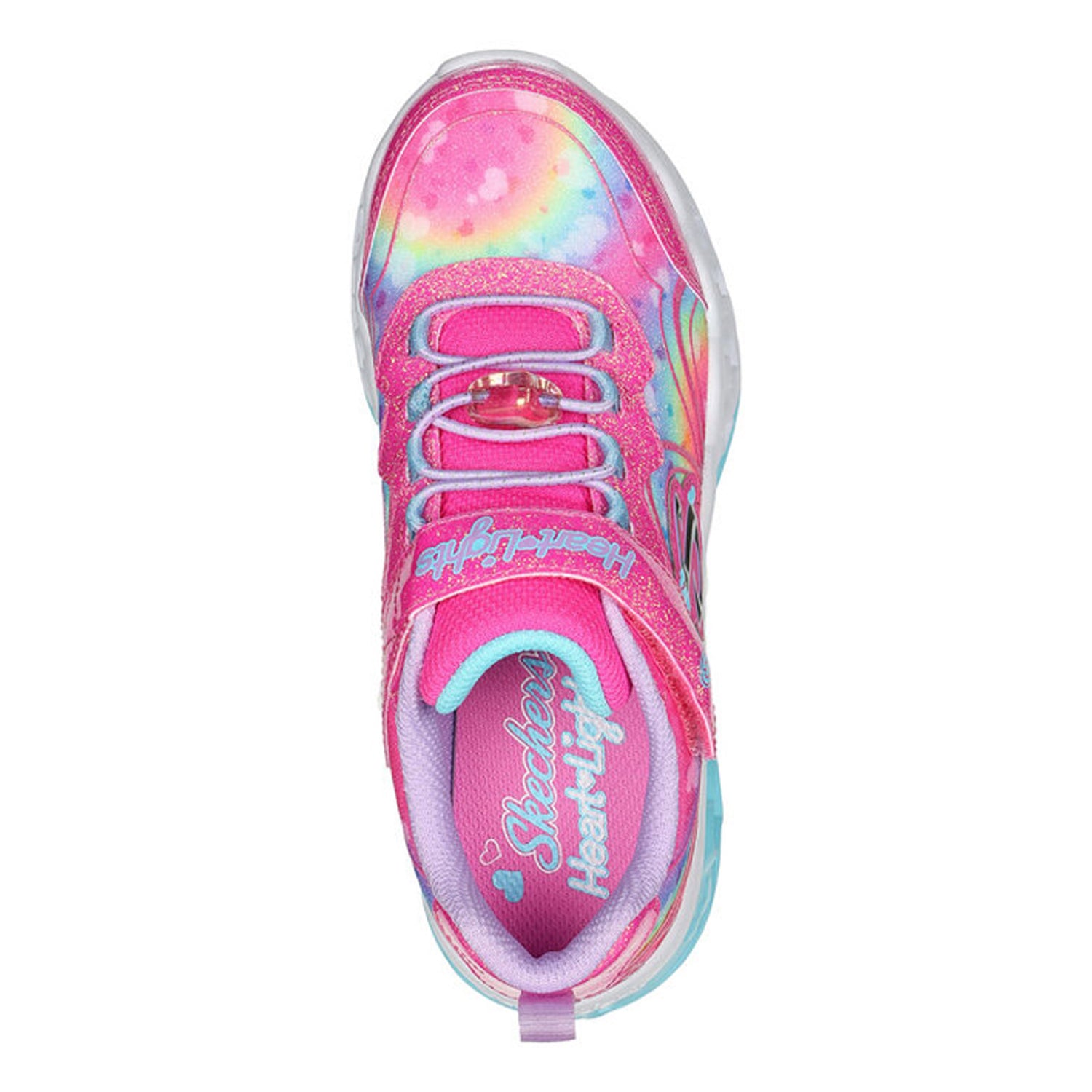 volleybal Sociaal Ook Girl's Skechers, Flutter Heart Lights - Groovy Swirl Sneaker - Little –  Peltz Shoes