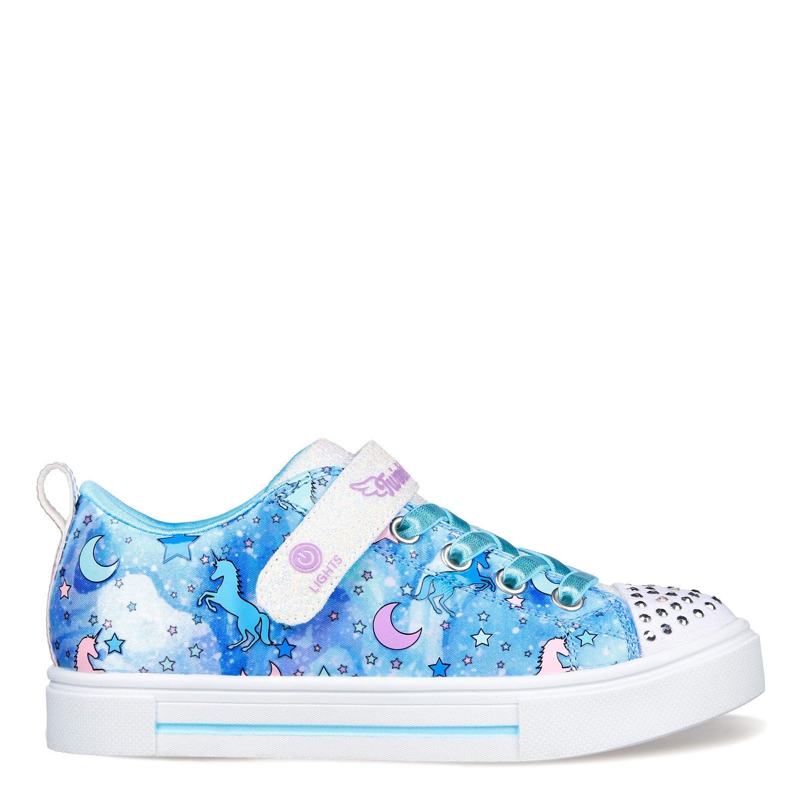 Skechers kids' twinkle lite-unicorn hotsell friends sneaker