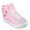 Girl's Skechers, Twinkle Toes: Twinkle Sparks - Charm Bestie High Top Sneaker â€“ Little Kid