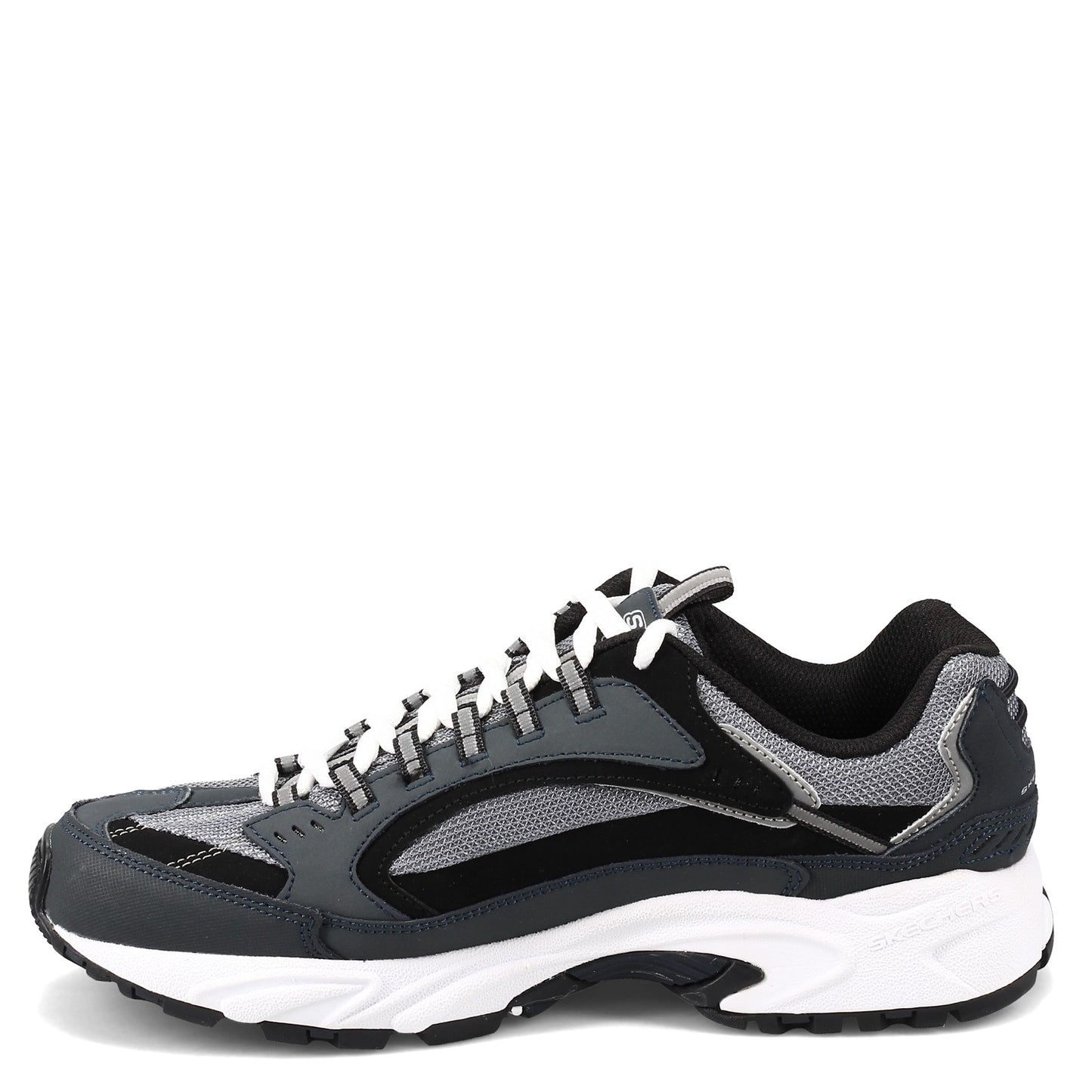 Peltz Shoes  Men's Skechers Stamina - Cutback Sneaker - Wide Width Navy/Black 51286EW-NVBK