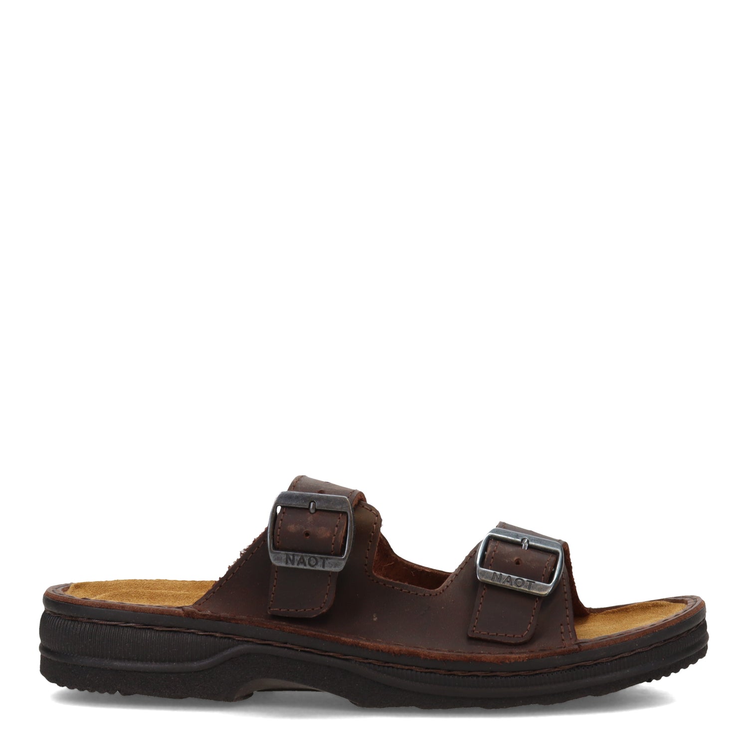 Peltz Shoes  Men's Naot Mikael 2 Sandal Brown CRAZY HORSE 69901-483