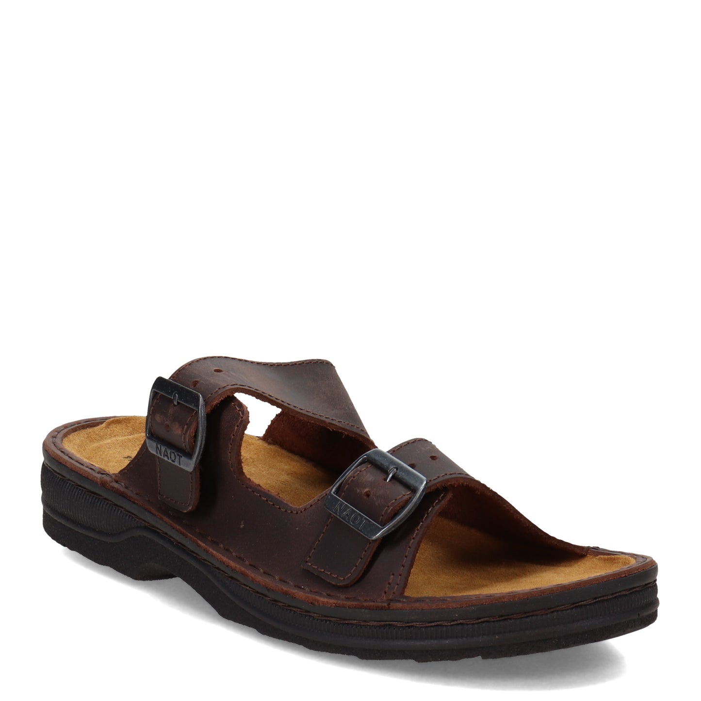 Peltz Shoes  Men's Naot Mikael 2 Sandal Brown CRAZY HORSE 69901-483