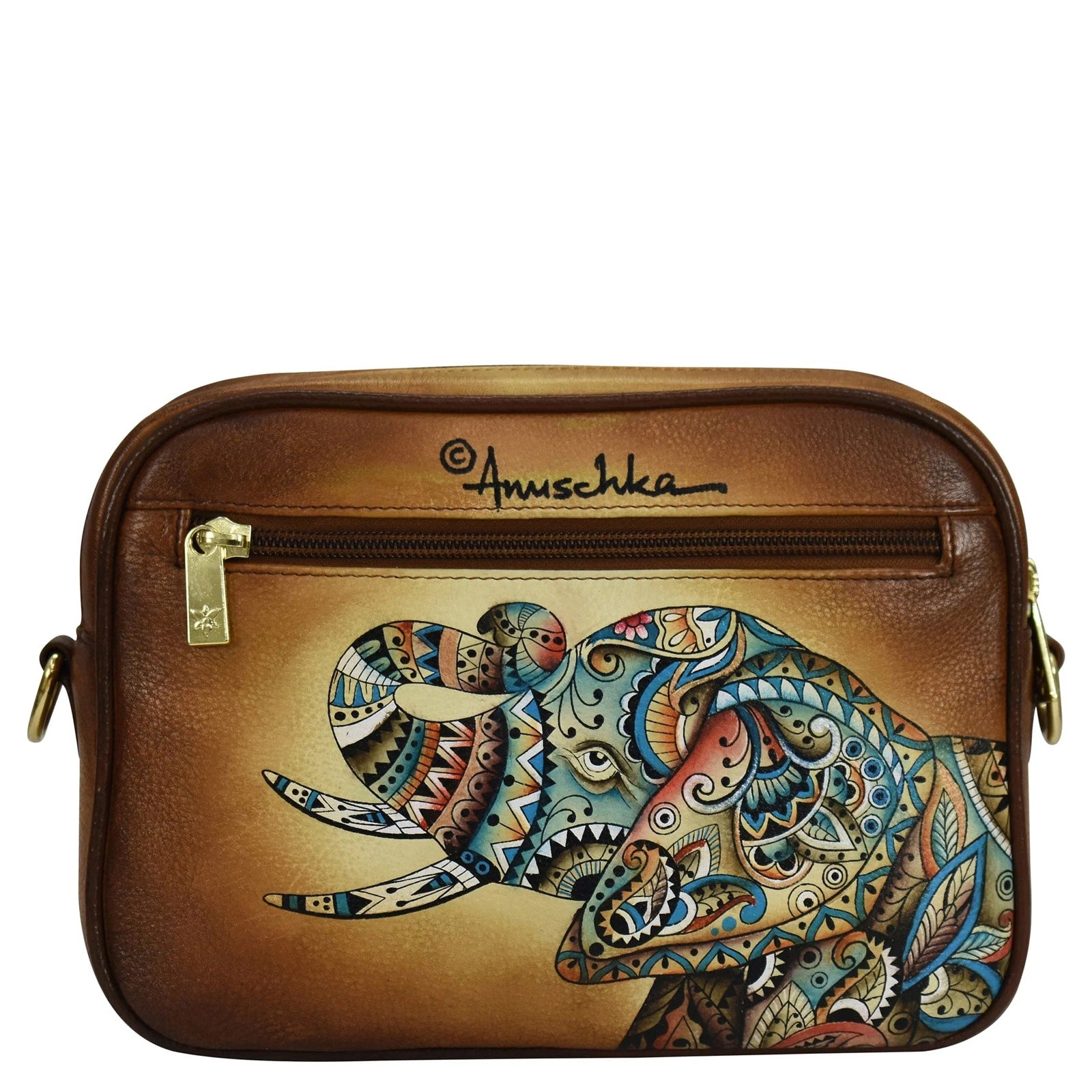 Anuschka elephant online purse