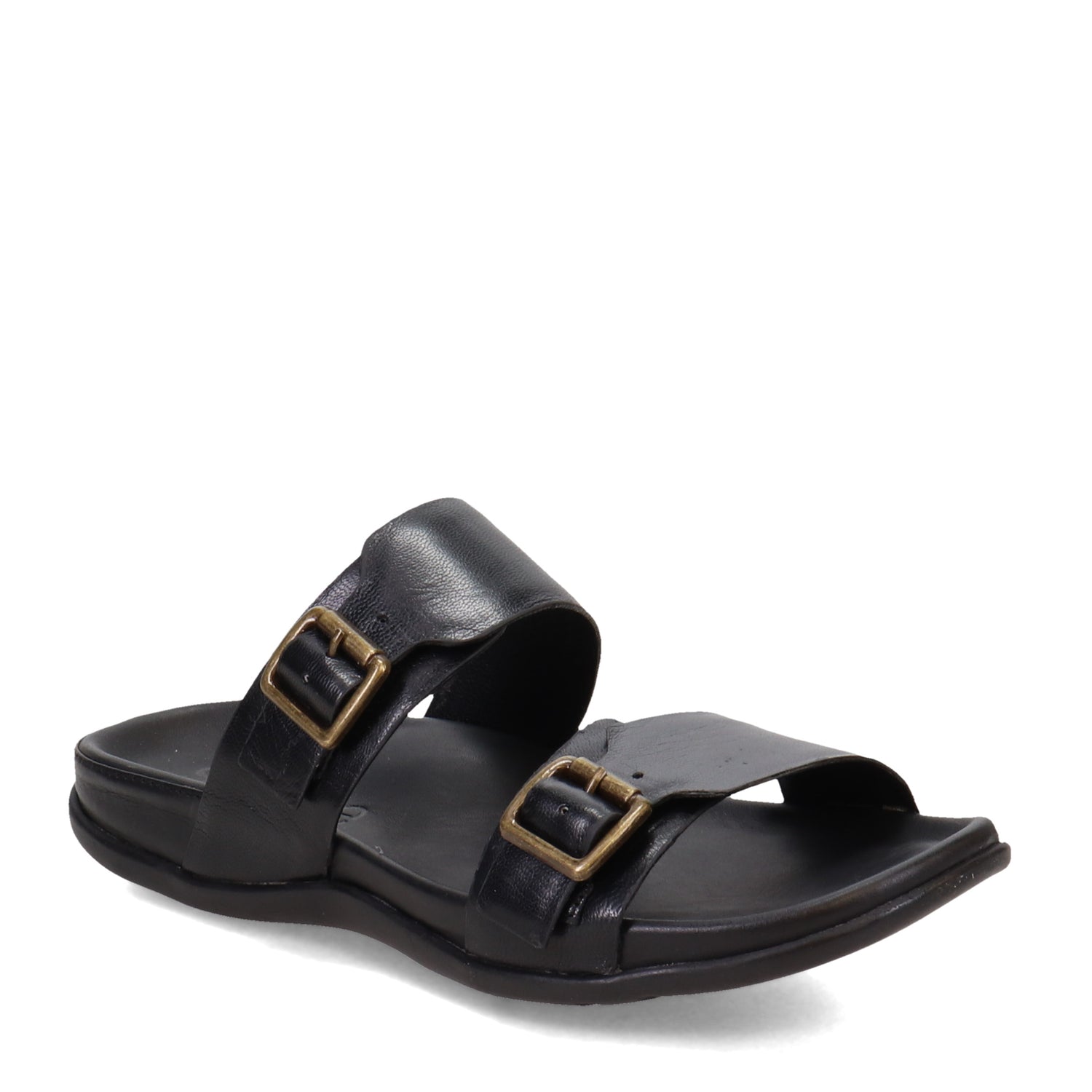 Peltz Shoes  Women's Strive Caprera Sandal BLACK CAPRERA-BLACK