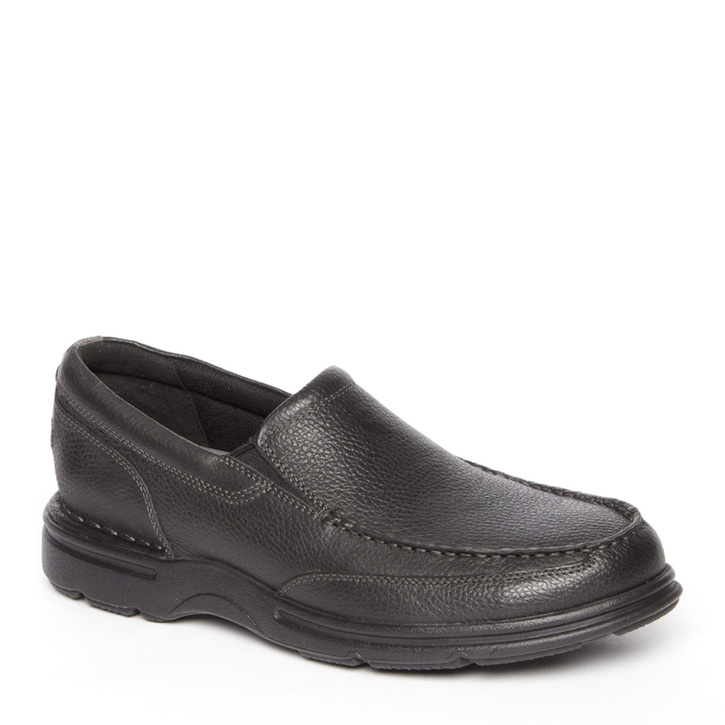 Peltz Shoes  Men's Rockport Prowalker Eureka Plus Slip-On BLACK CG8965