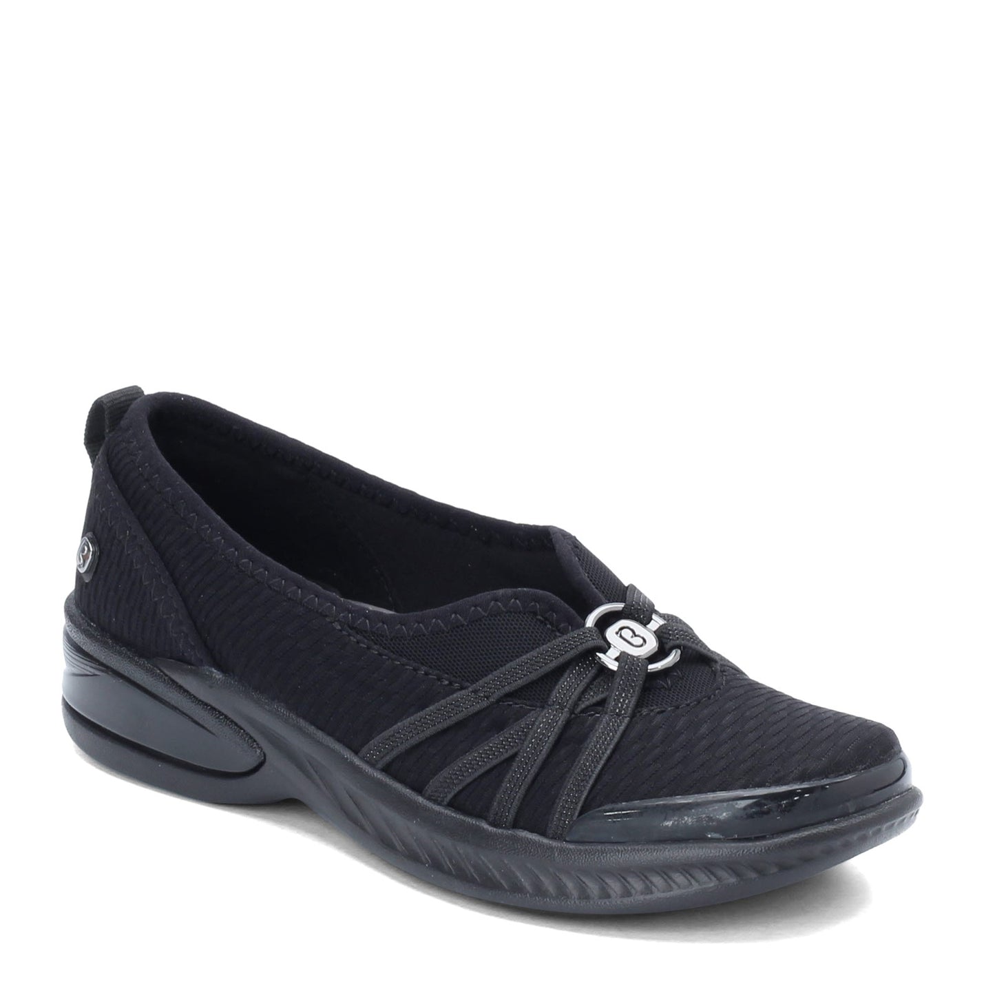 Peltz Shoes  Women's BZees Niche Slip-On Black Dressy Mesh E6165F1001