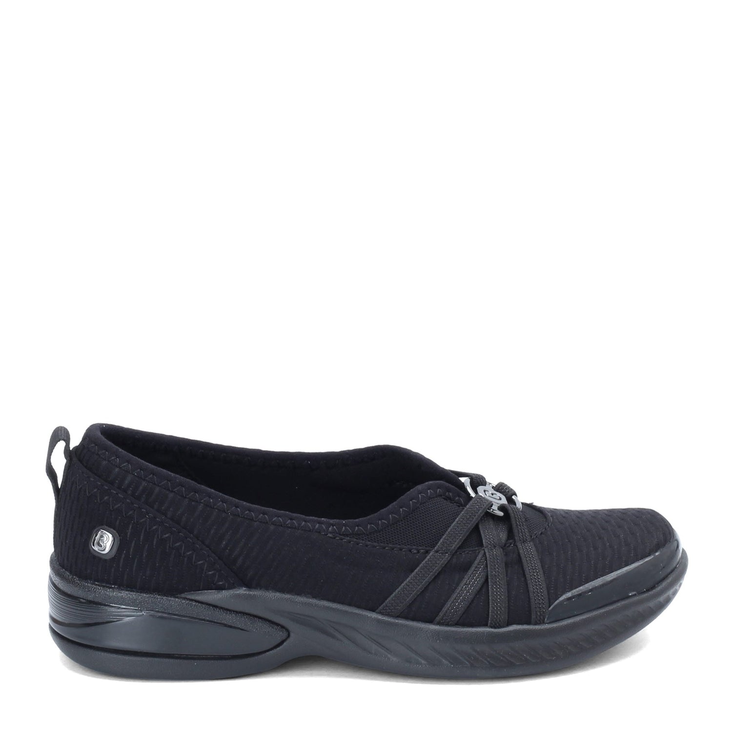 Peltz Shoes  Women's BZees Niche Slip-On Black Dressy Mesh E6165F1001