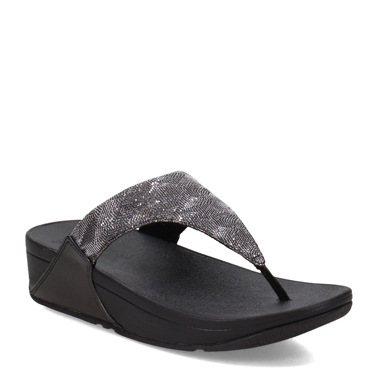 Microfiber Thong Sandals - Black