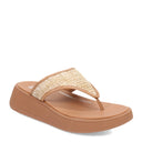 Women's FitFlop, F-Mode Woven Flatform Toe Post Sandal