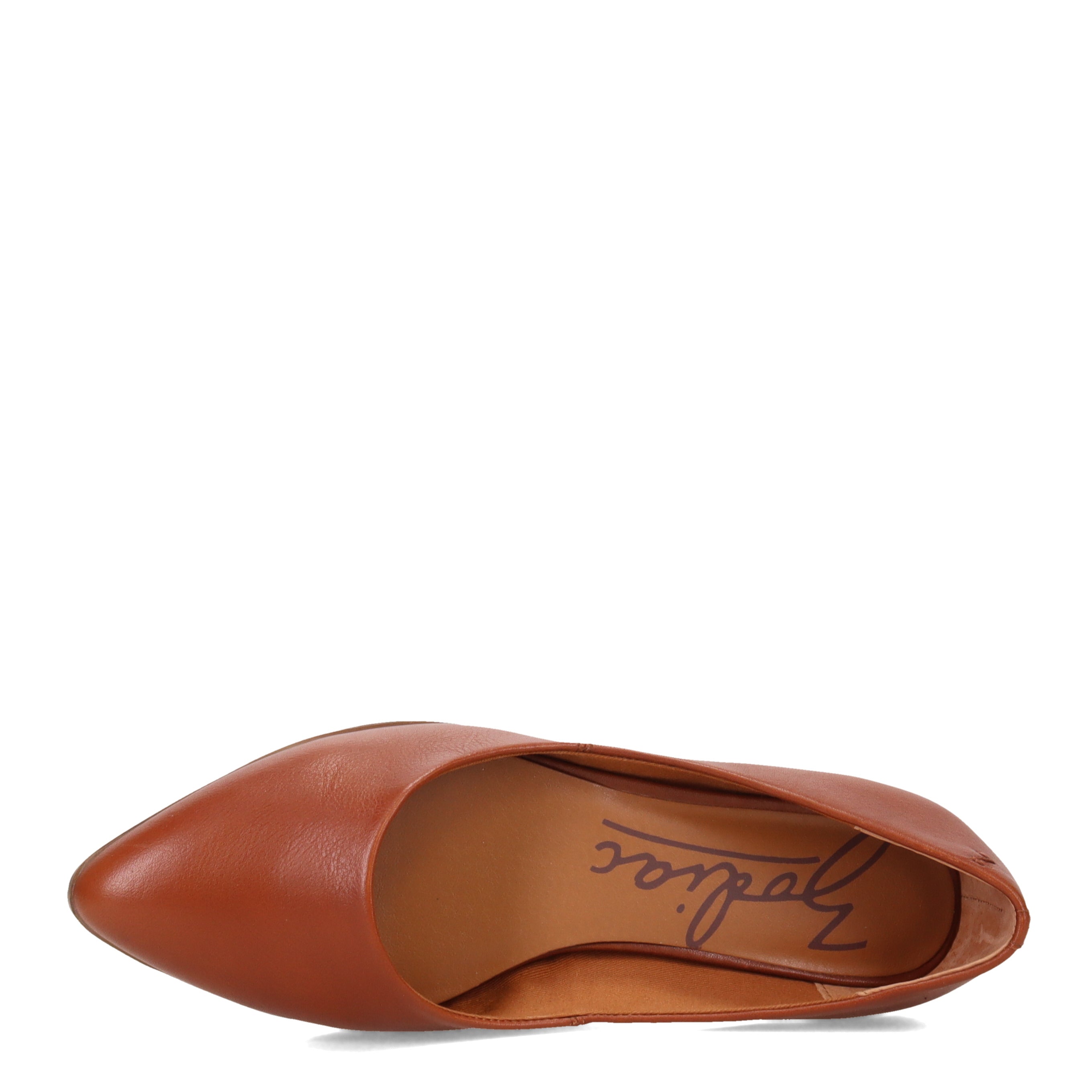 Cognac pointed hot sale toe flats