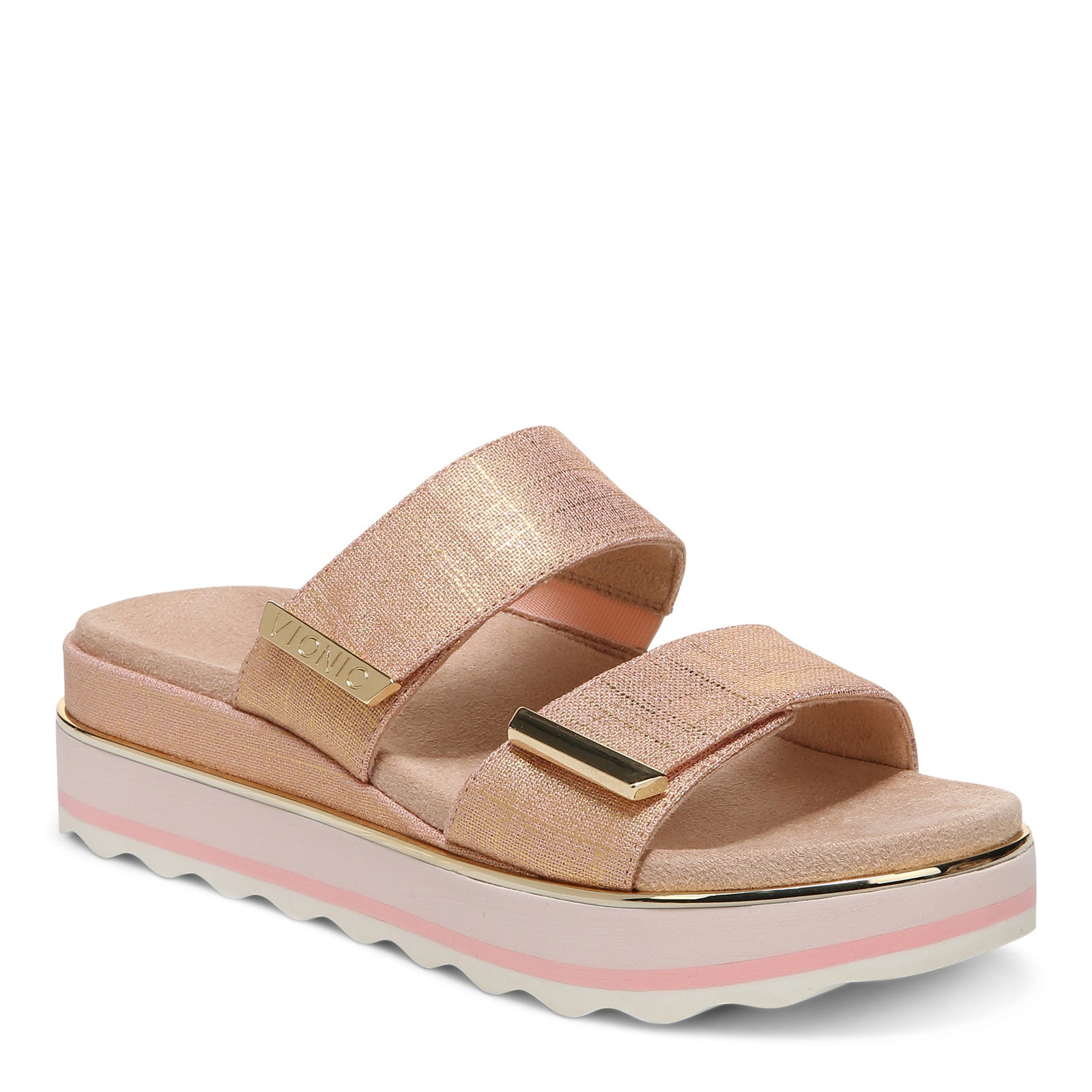 Vionic rose hot sale gold sandals