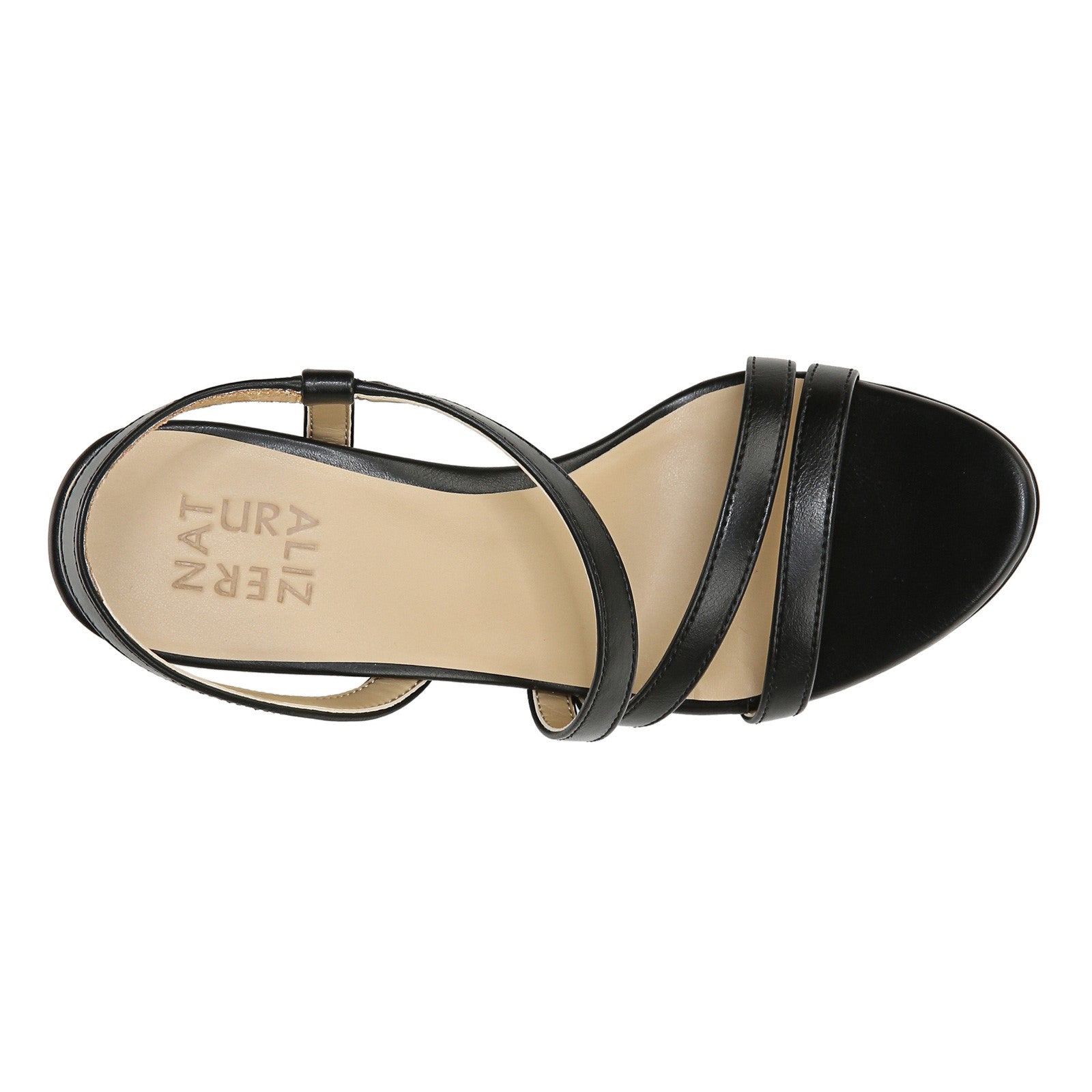 Amazon.com | Naturalizer Womens Melody Ankle Strap Dress Sandal Black  Leather 7 M | Heeled Sandals