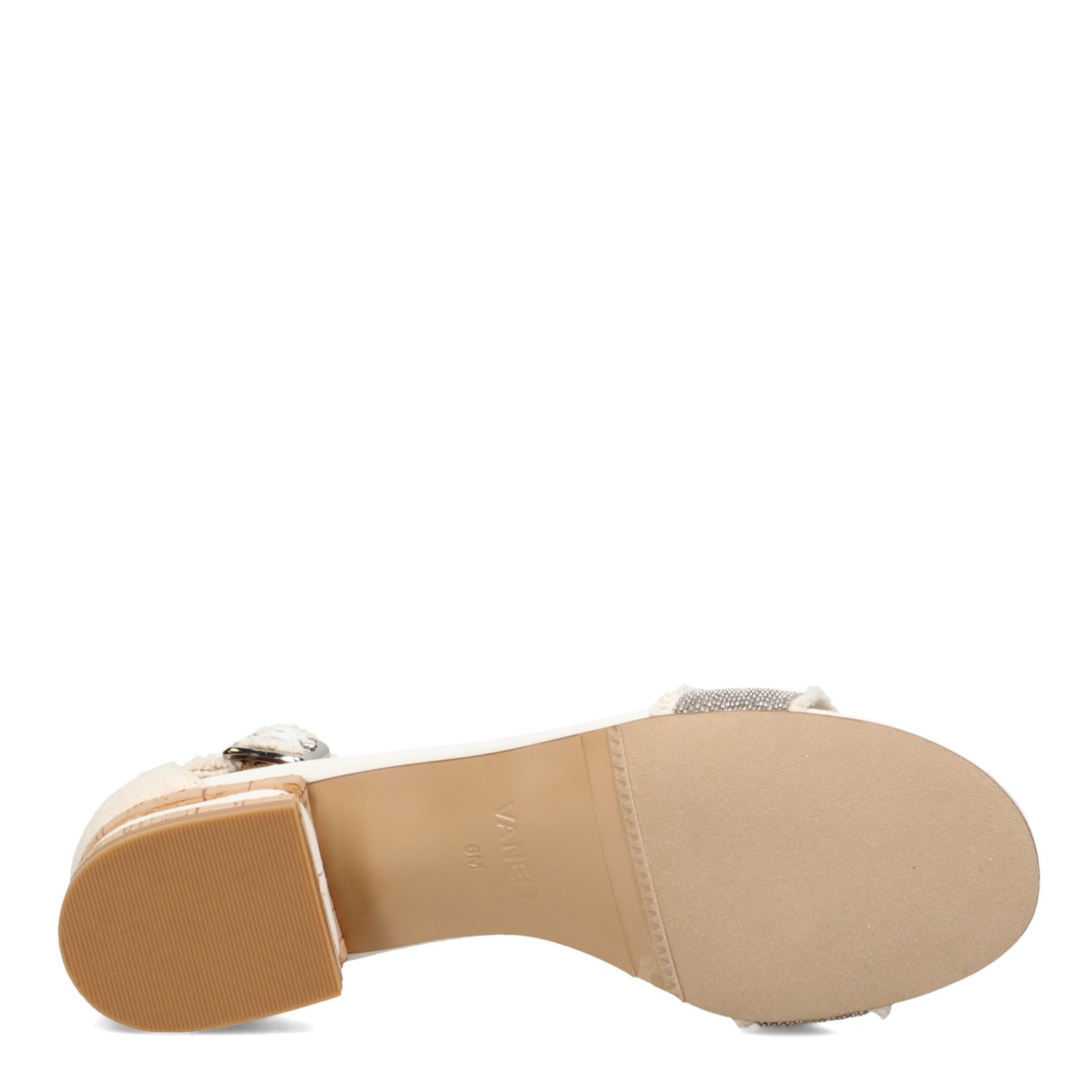 Peltz Shoes  Women's Vaneli Helee Sandal WHITE HELEE-WHITE CAN