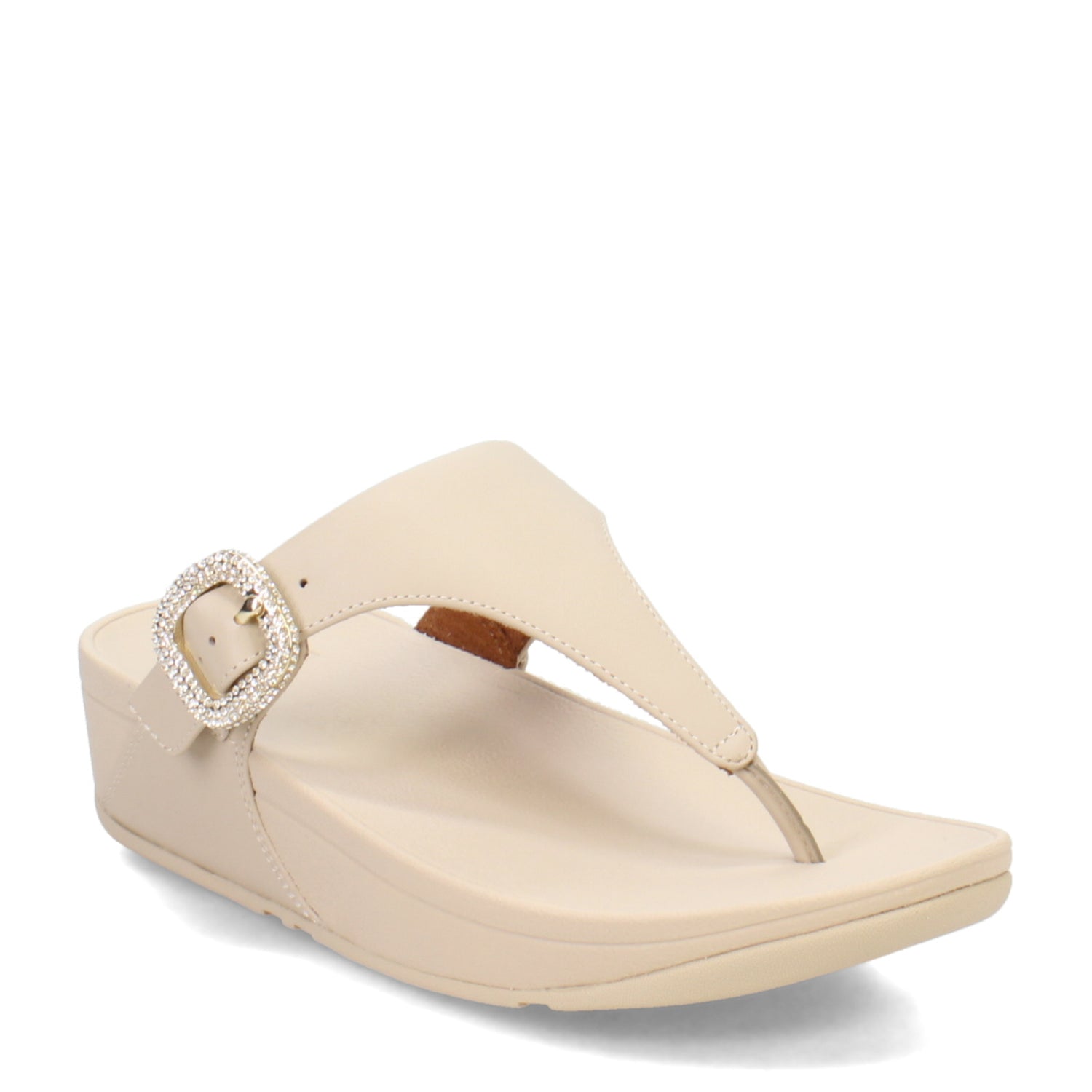 Women's FitFlop, Lulu Crystal Buckle Thong Sandal – Peltz Shoes