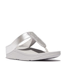 Women's FitFlop, Fino Glitterdust Toe-Post Sandal