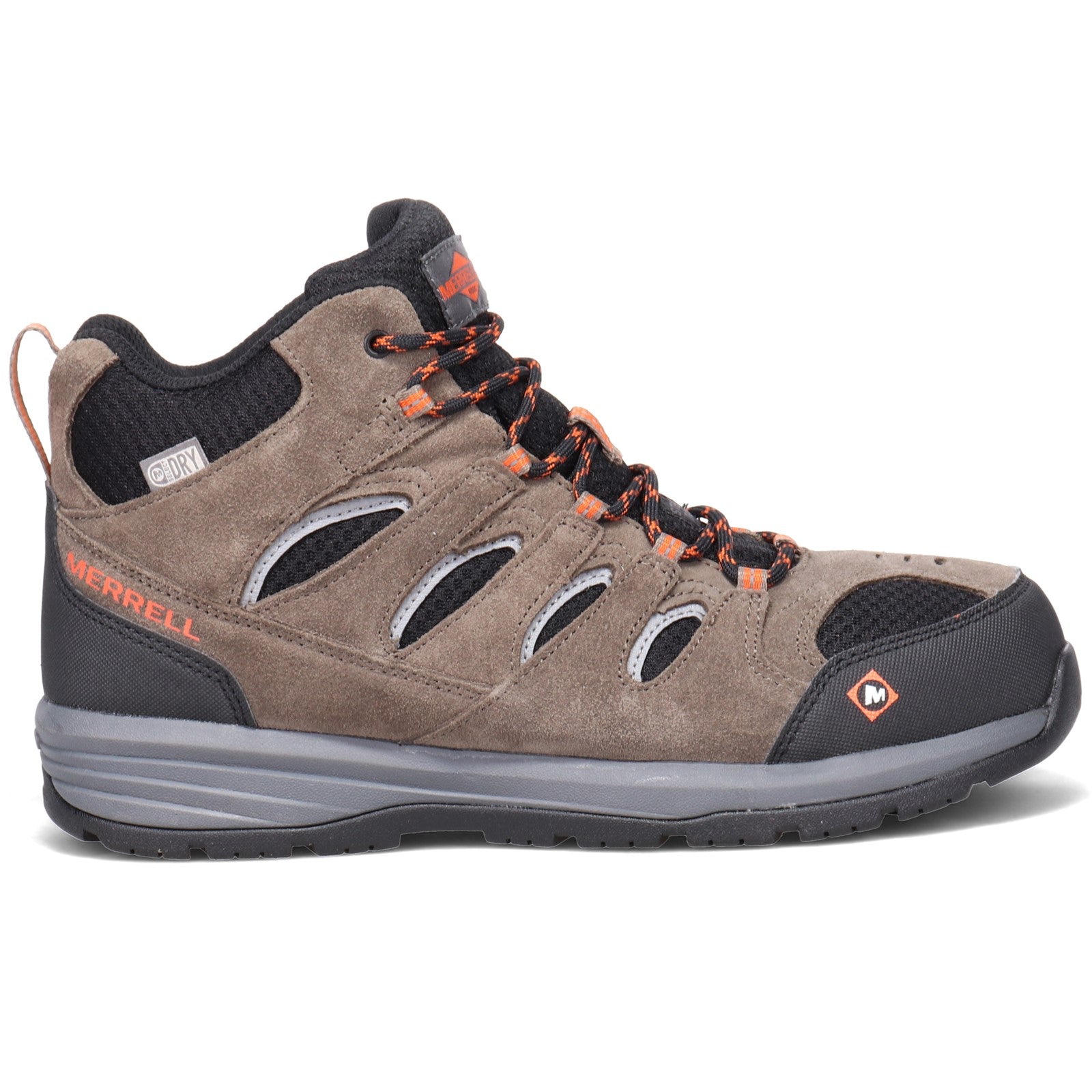 Merrell steel outlet toe shoes