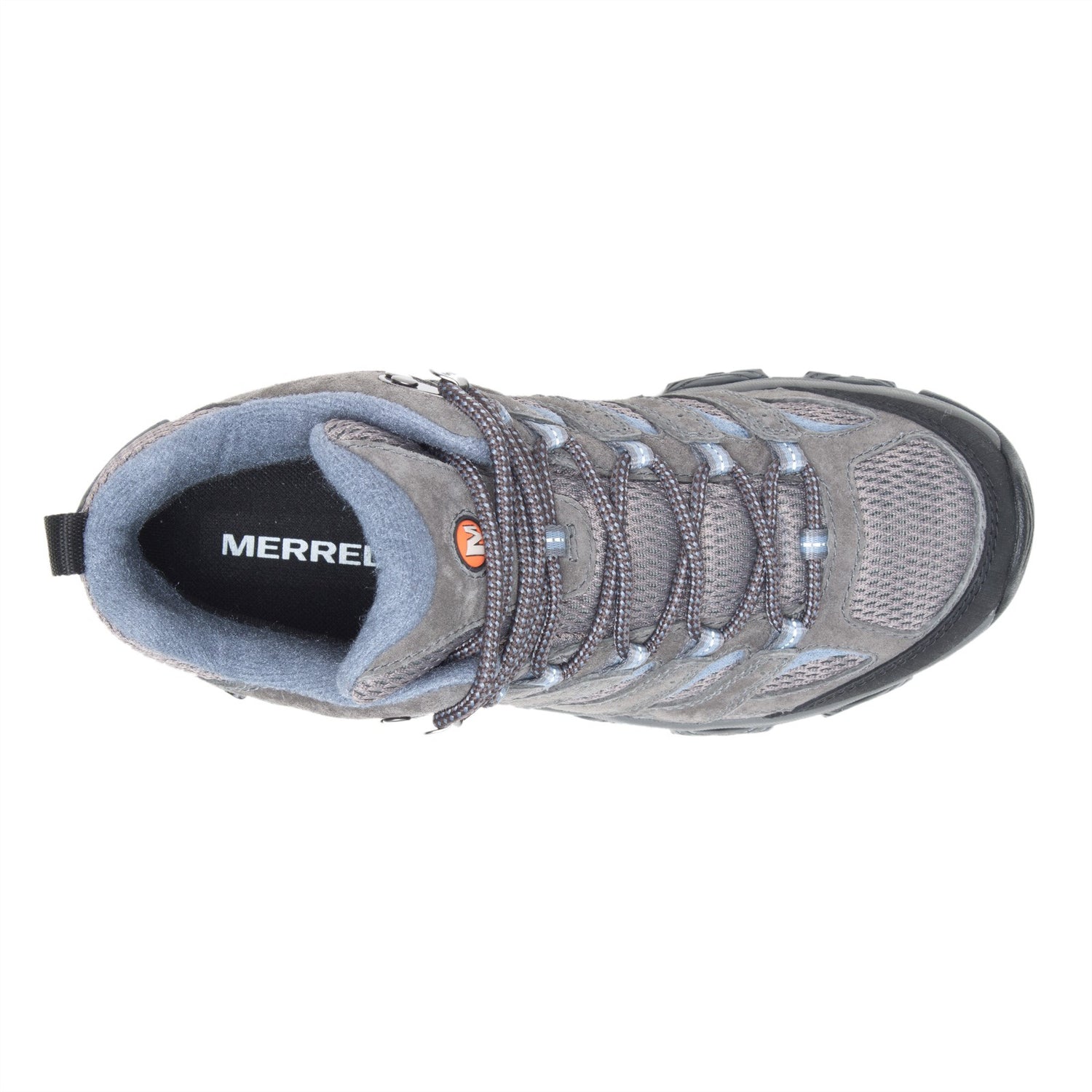 Peltz Shoes  Women's Merrell Moab 3 Mid Waterproof Hiking Boot GRANITE J500162
