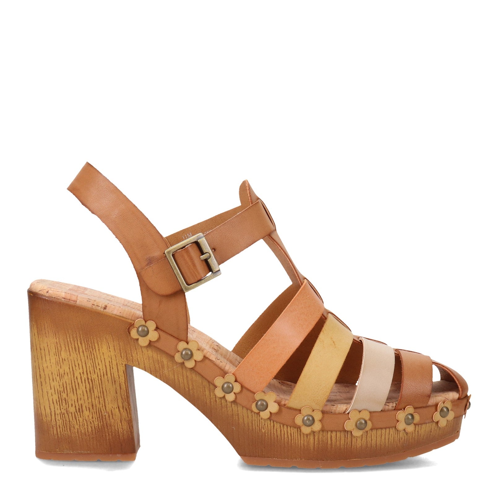 Korks augustine hot sale leather cutout sandal