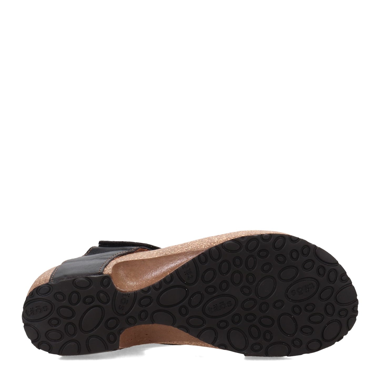 Peltz Shoes  Women's Taos Loop Sandal Black LOP-705-BLK