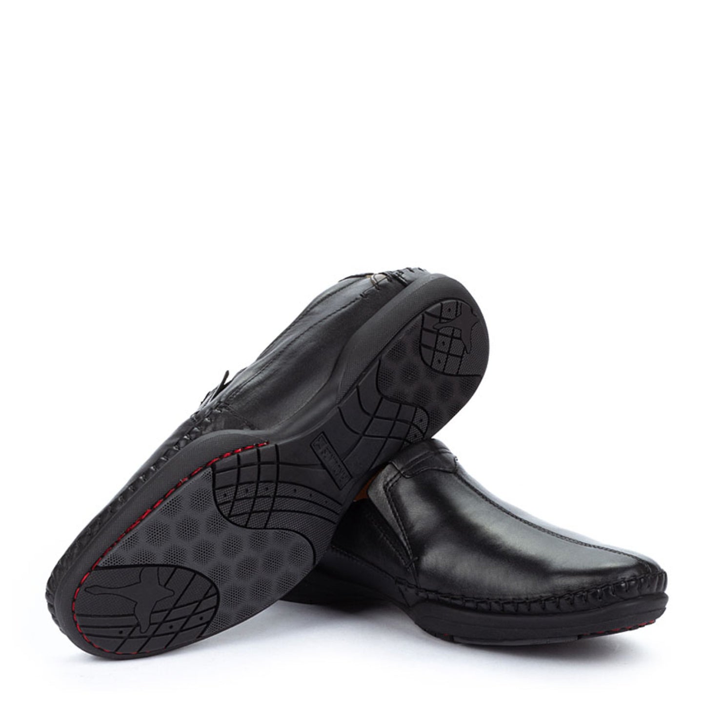 Peltz Shoes  Men's Pikolinos San Telmo Slip-on Black/Grey M1D-6032 BLK GR