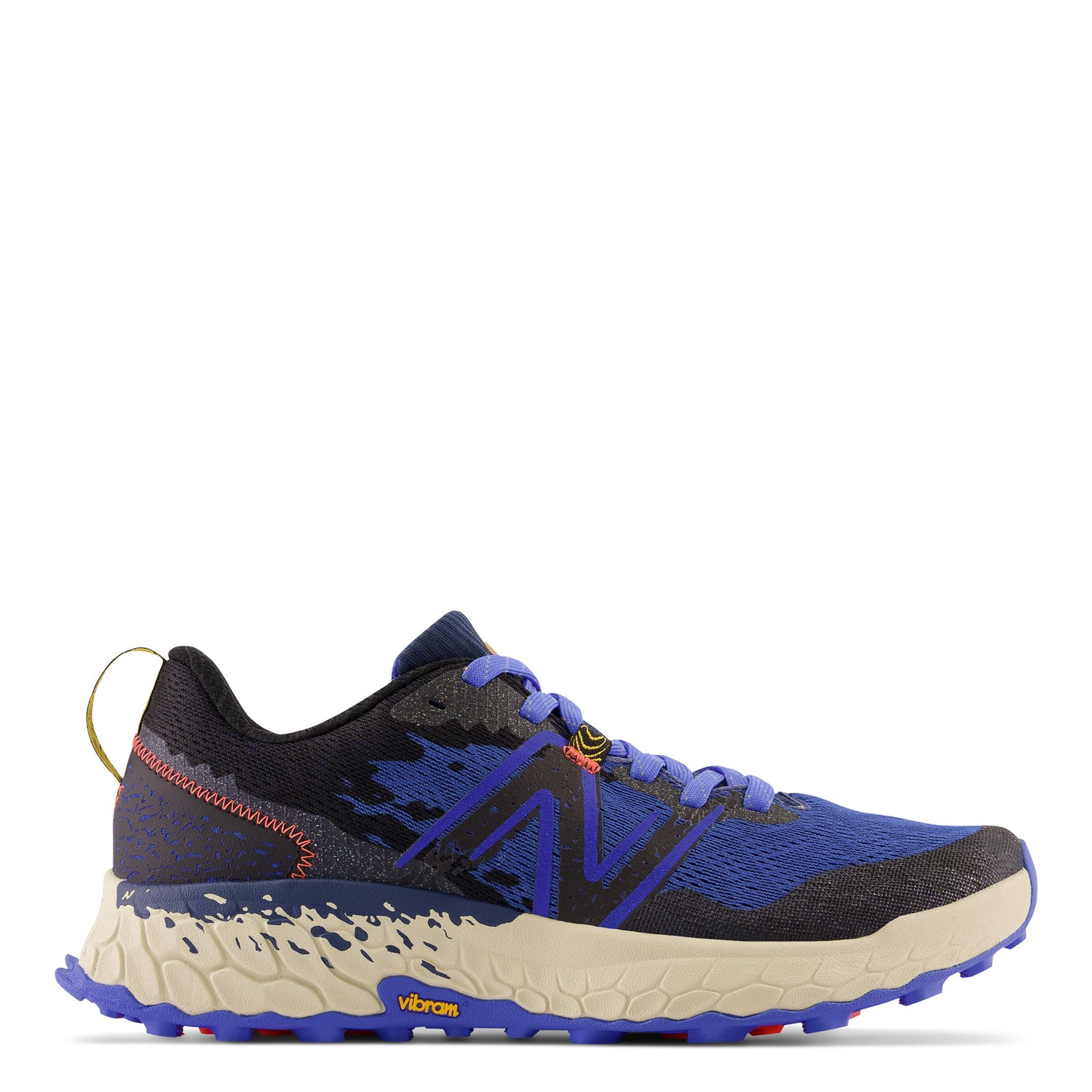 Peltz Shoes  Men's New Balance Fresh Foam X Hierro v7 Trail Running Shoe NB NAVY/BLACK MTHIERO7