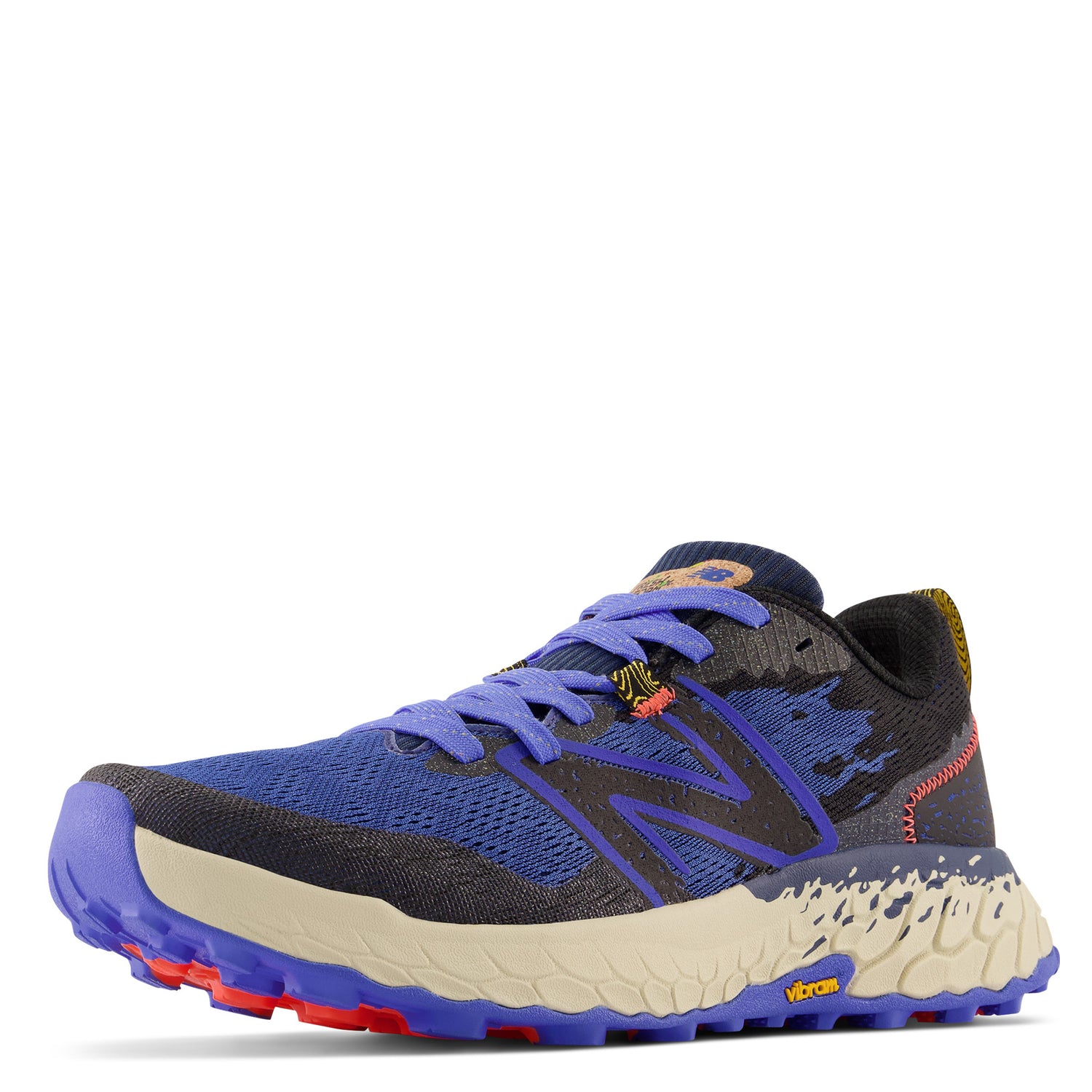 Peltz Shoes  Men's New Balance Fresh Foam X Hierro v7 Trail Running Shoe NB NAVY/BLACK MTHIERO7