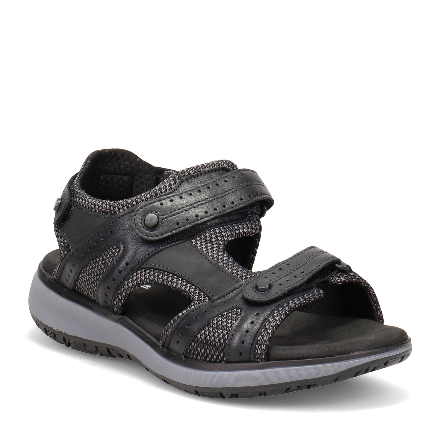 Peltz Shoes  Men's SAS Maverick Sandal BLACK MAVERICK NAU