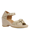 Peltz Shoes  Women's L'Amour Des Pieds Oribel Sandal Gold ORIBEL-SUGLD