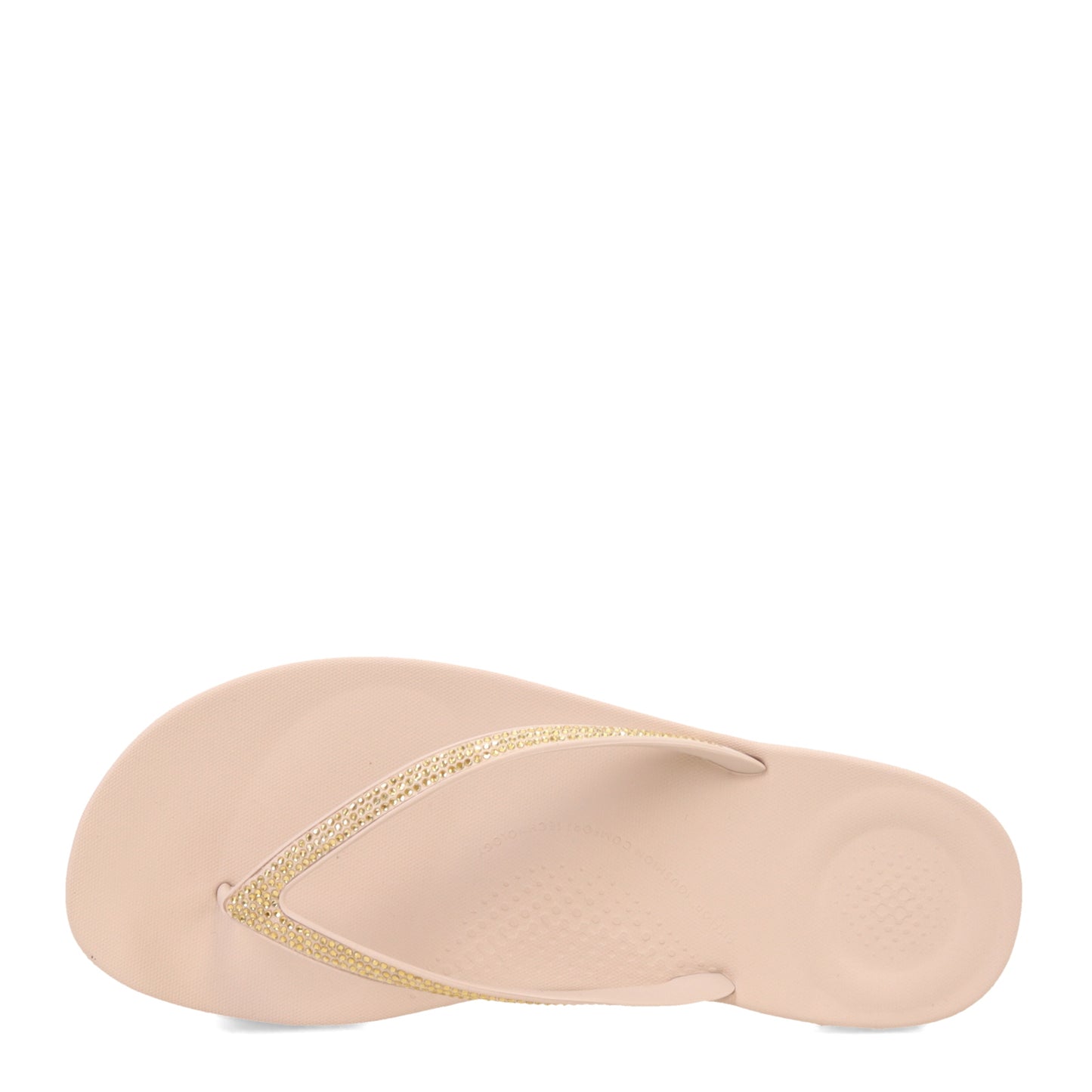 iQUSHION Women Sparkle Flip-Flops - Stone Beige (R08-A20)