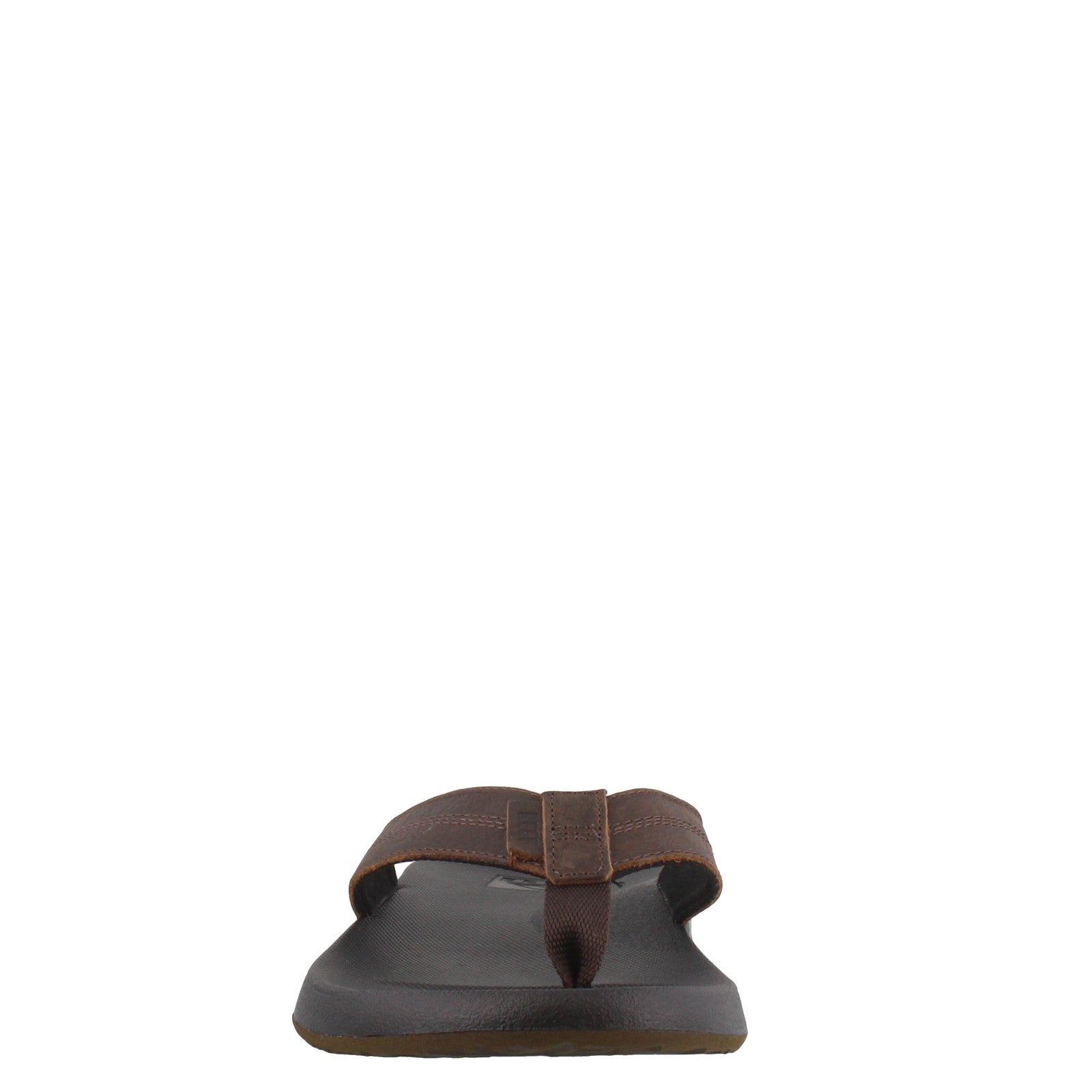 Lorenzo Masiero brown thong sandal in nappa leather and suede