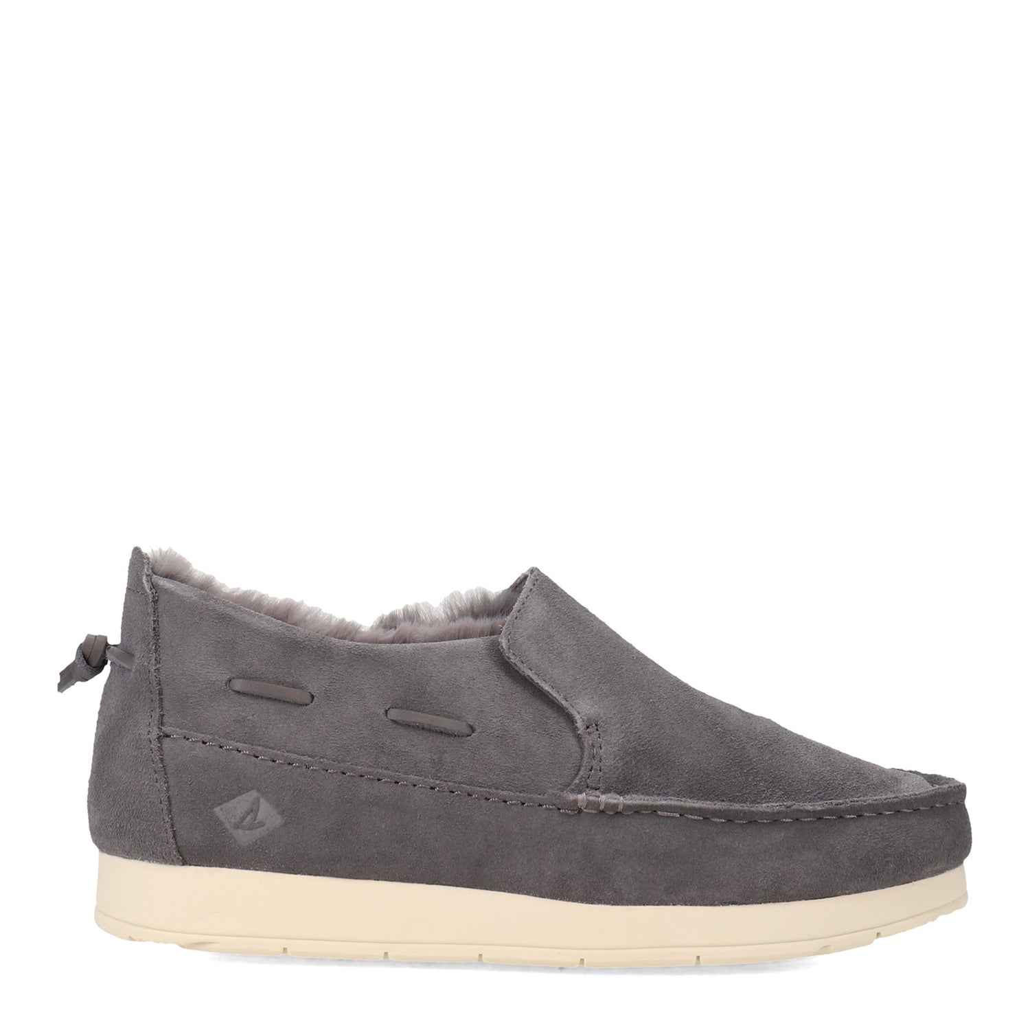 sperry suede slip on