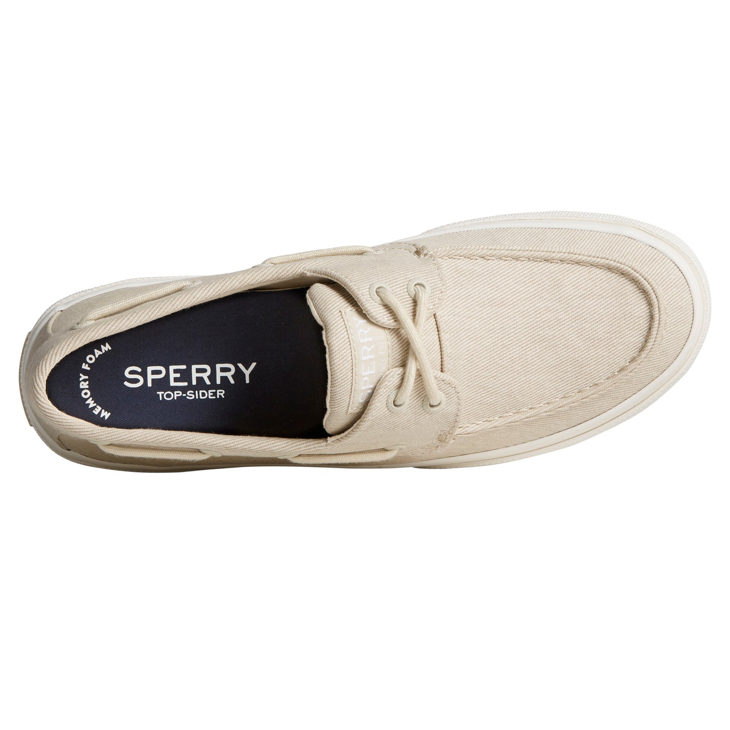 Sperry Men's Captain's MOC Moccasin, Bone Hemp, 7