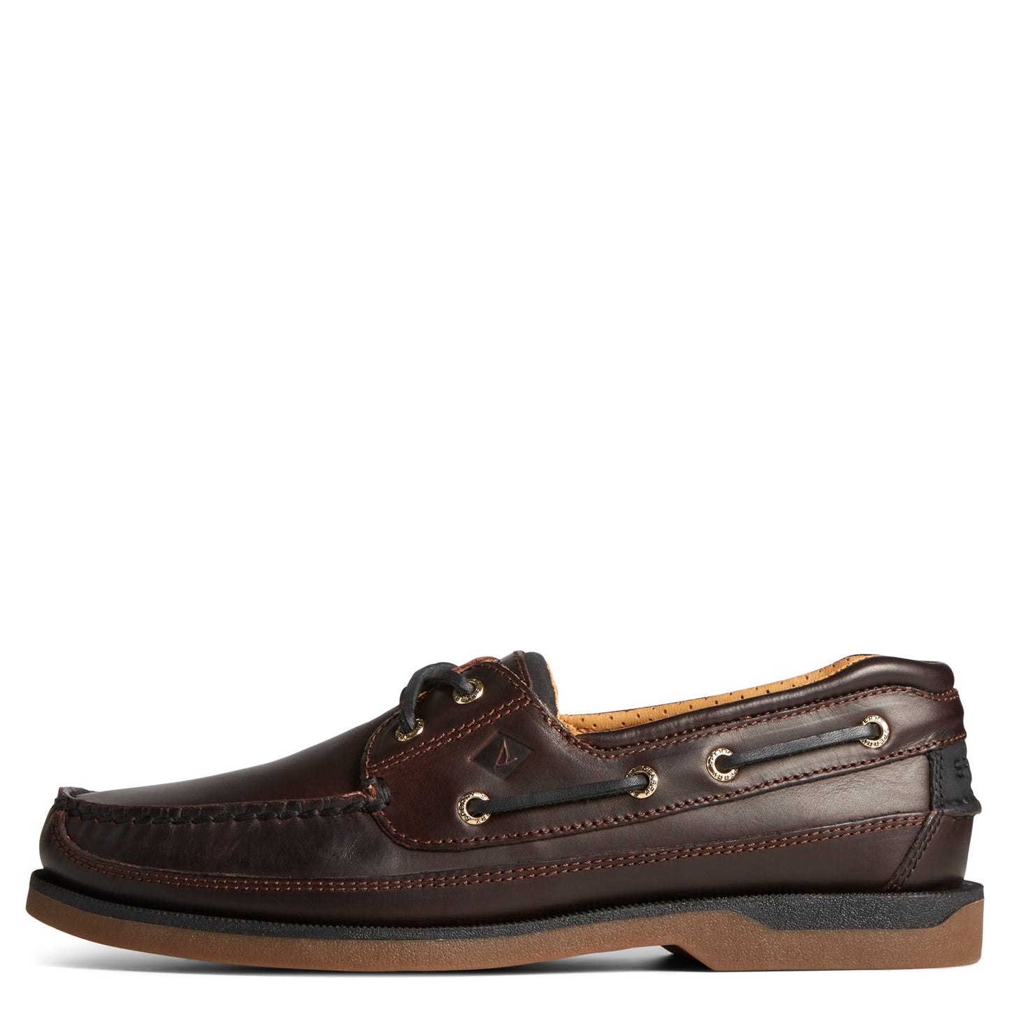 Peltz Shoes  Men's Sperry Gold Cup Mako 2 Eye Boat Shoe Amaretto STS25261