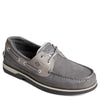 Peltz Shoes  Men's Sperry Gold Cup Mako 2 Eye Boat Shoe Grey Nubuck STS25365