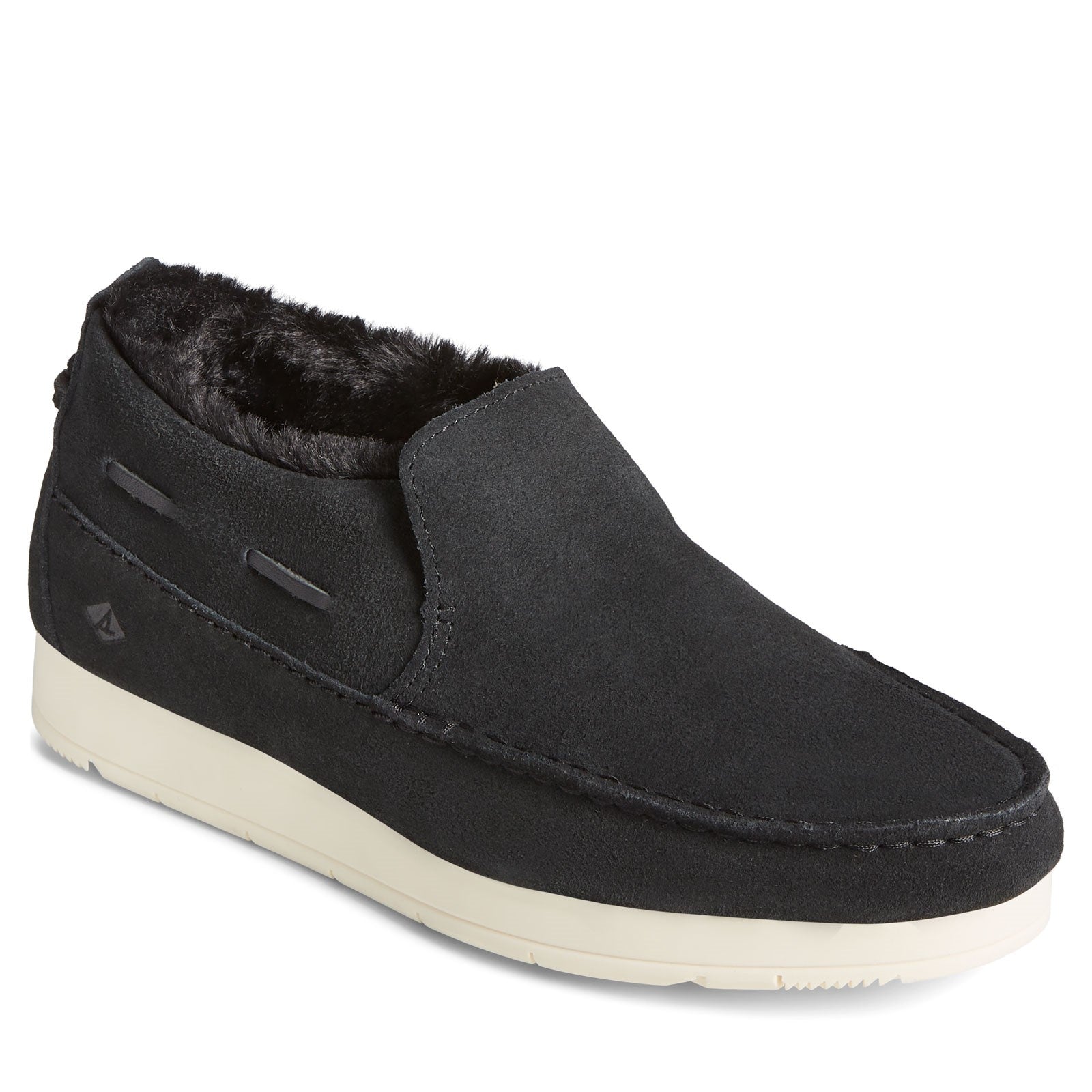 Sperry slip sale on black