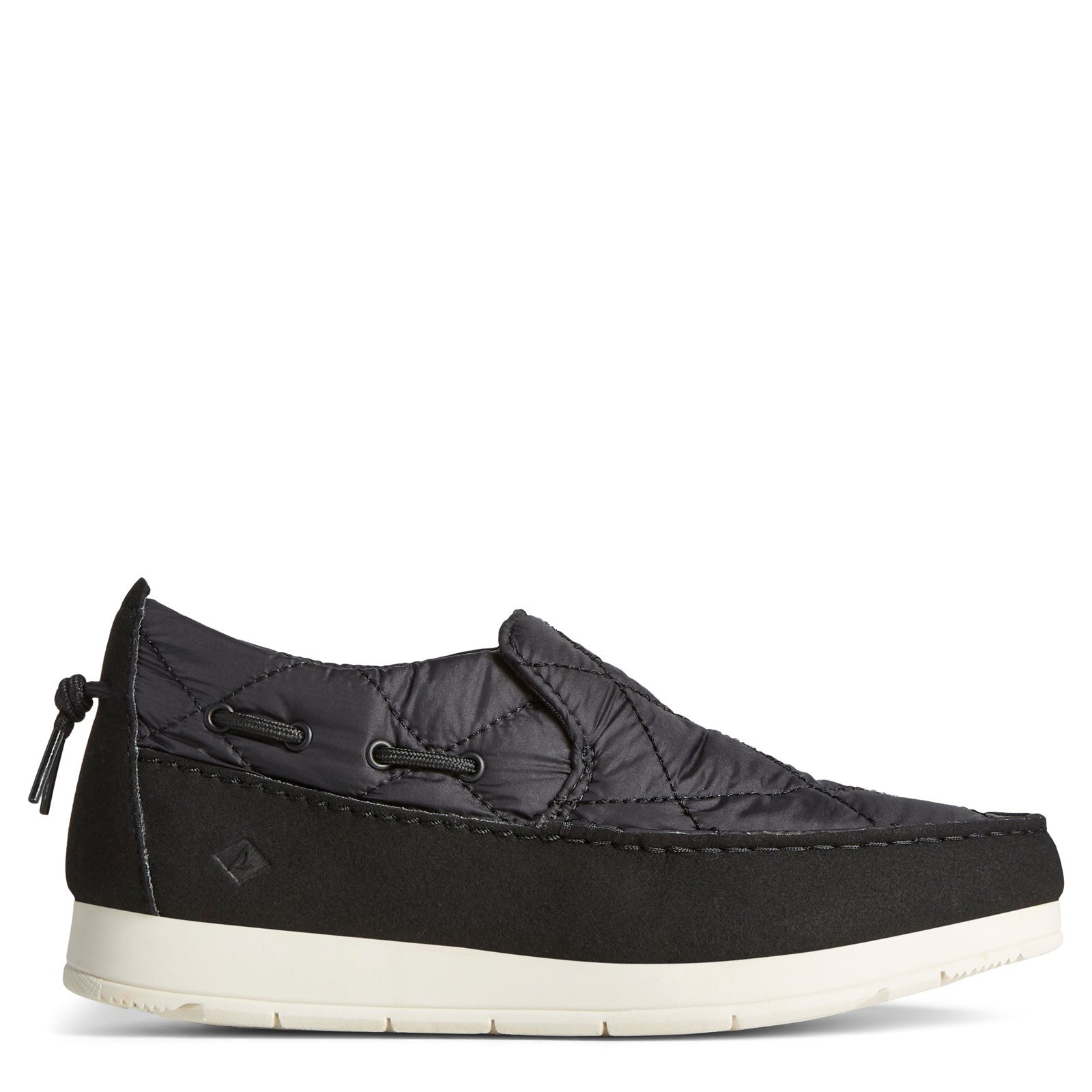 Sperry slip shop on black