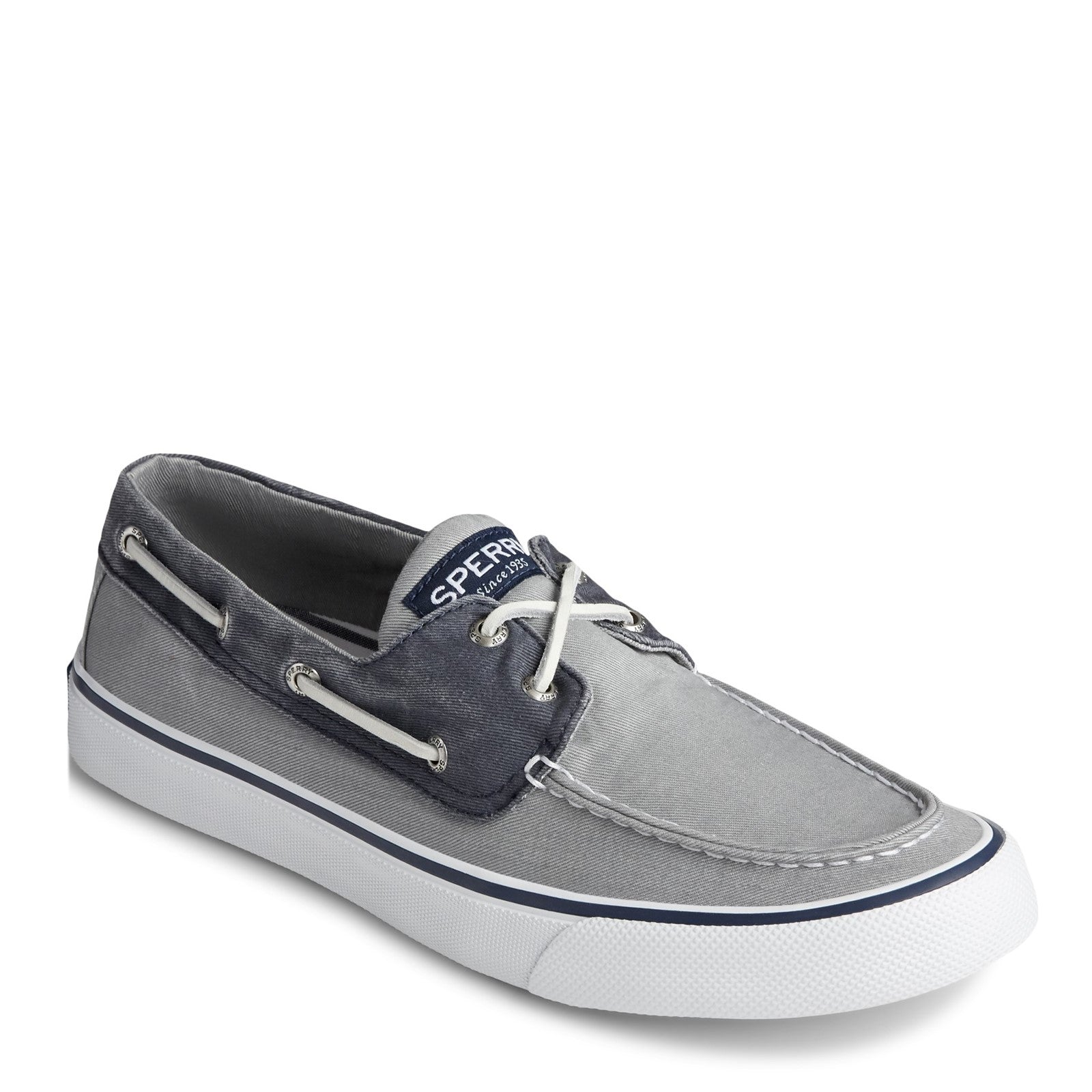 Mens grey store sperry topsiders