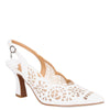 Peltz Shoes  Women's J Renee Valerian Pump White Patent VALERI-PAWHT