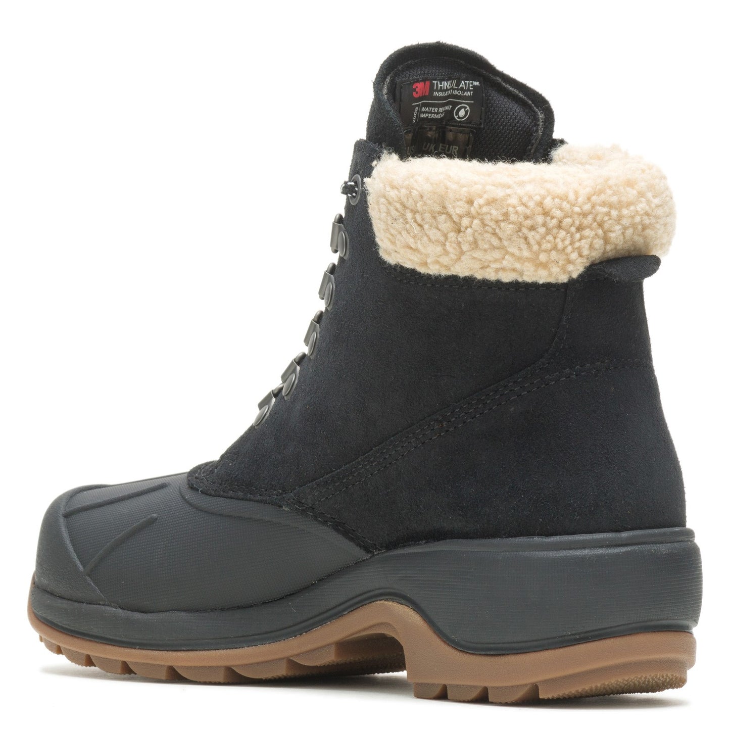 Peltz Shoes  Women's Wolverine Frost Insulated Boot BLACK BEIGE W880211