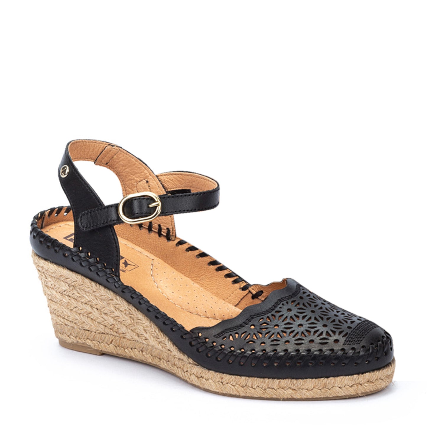 Peltz Shoes  Women's Pikolinos Vila W9Y-1508 Sandal Black W9Y-1508000