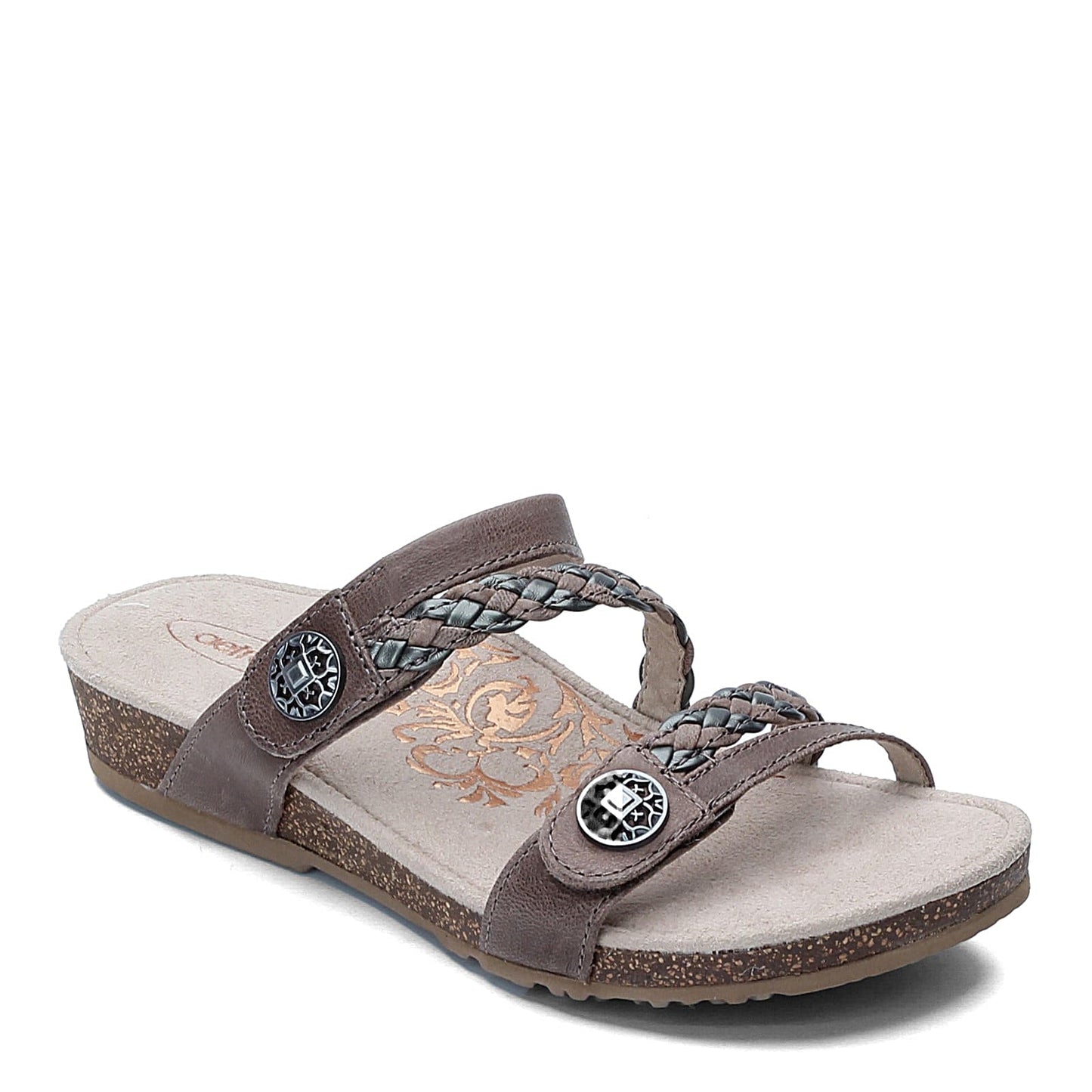 aetrex janey slide sandal